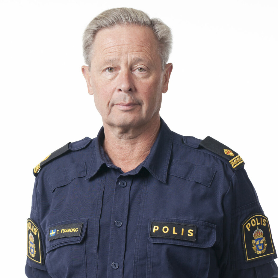 Thomas Fuxborg, polisens presstalesperson.