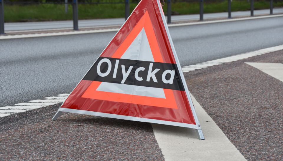 Farliga omkörningar orsakade olycka på E6