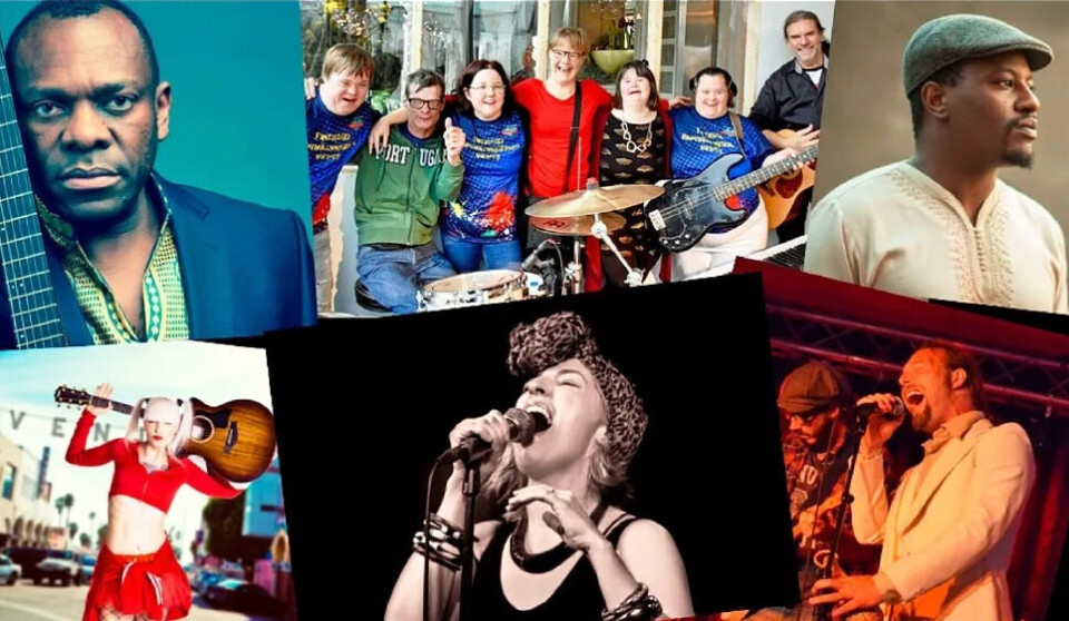 Artisterna, längst upp från vänster: Edo Bumba, Fantastiska Underhållningsbandet, Essa Cham, Linda Varg, Virginia and Skybender, Simons Says Rythm & Soul. Artisterna, längst upp från vänster: Edo Bumba, Fantastiska Underhållningsbandet, Essa Cham, Linda Varg, Virginia and Skybender, Simons Says Rythm & Soul.