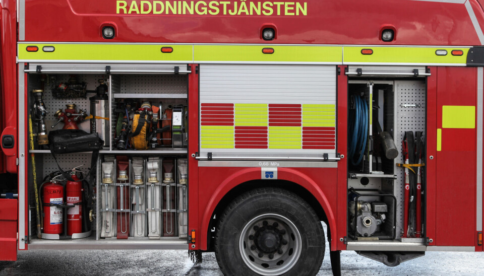 Bil från Räddningstjänsten. (Genrebild) Bil från Räddningstjänsten. (Genrebild)