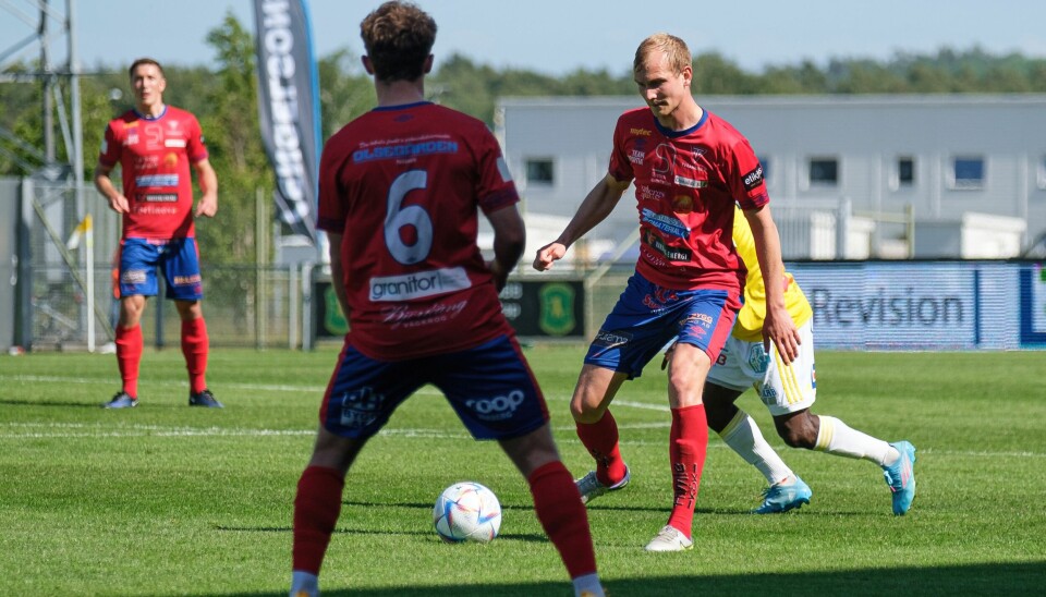 Johan Persson gjorde ett av målen i 2-0-segern på Övrevi.
