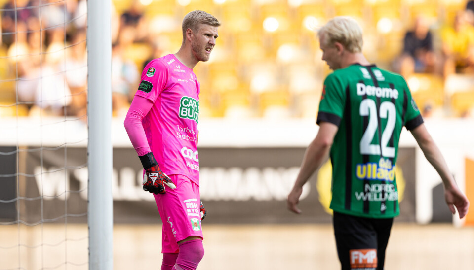 Fredrik Andersson är tillbaka i målet mot Elfsborg. Fredrik Andersson är tillbaka i målet mot Elfsborg.