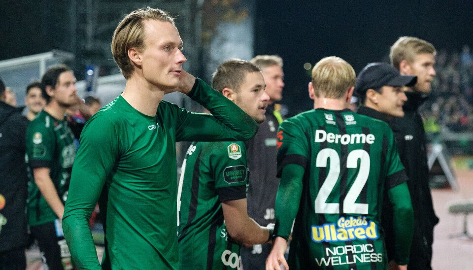 Alexander Johansson under kvalmatchen mot Öster, som också blev hans sista med Varbergs Bois för den här gången. Alexander Johansson under kvalmatchen mot Öster, som också blev hans sista med Varbergs Bois för den här gången.
