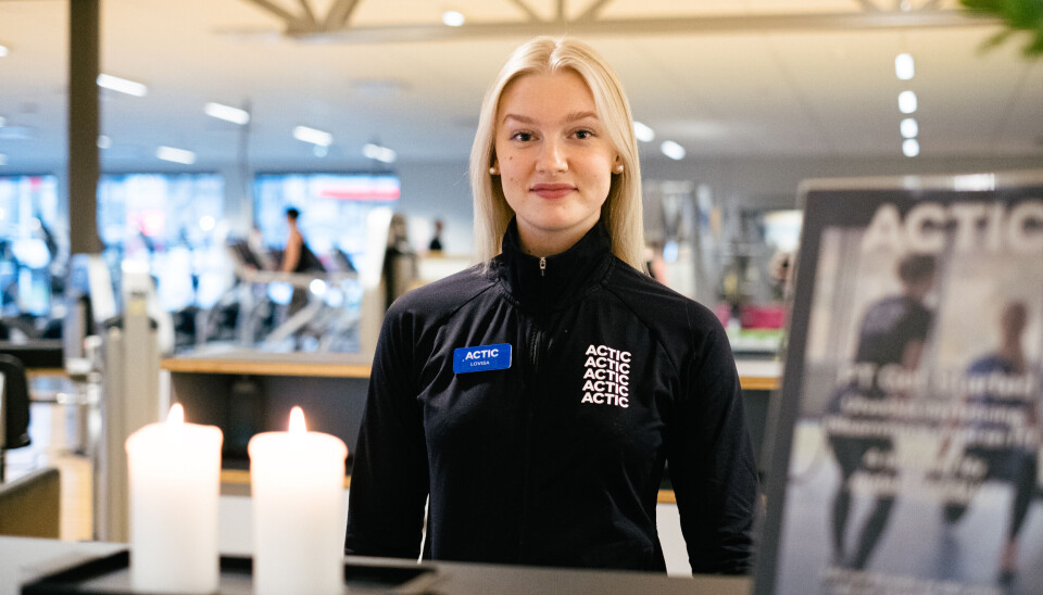 Lovisa Svensson på Actic Hajen har märkt av det klassiska träningstrycket efter nyår. Lovisa Svensson på Actic Hajen har märkt av det klassiska träningstrycket efter nyår.