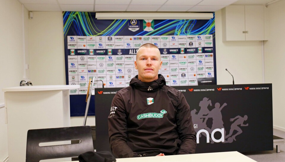 Anton Liljenbäck ser fram emot en ny säsong med Varbergs Bois. Anton Liljenbäck ser fram emot en ny säsong med Varbergs Bois.