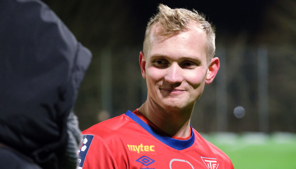 Johan Persson var tillfälligt tillbaka i rödblått. Johan Persson var tillfälligt tillbaka i rödblått.