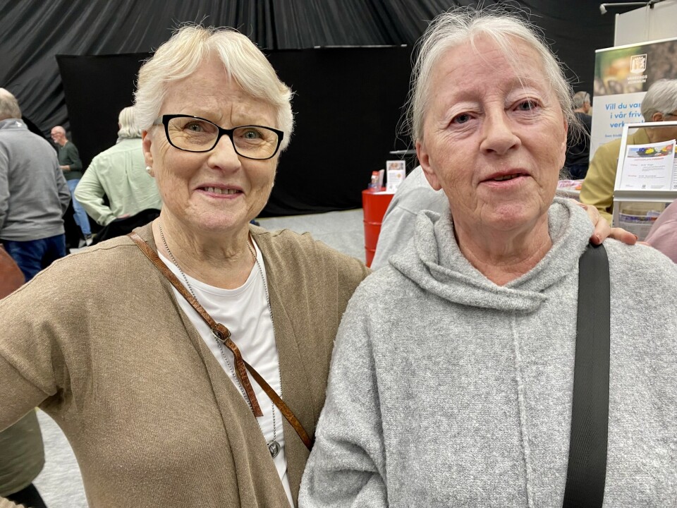 Vännerna Ingela Johnsson och Anita Öberg var nöjda med besöket, men tyckte möjligen att innehållet kunde vara lite mer nischat mot de äldre.