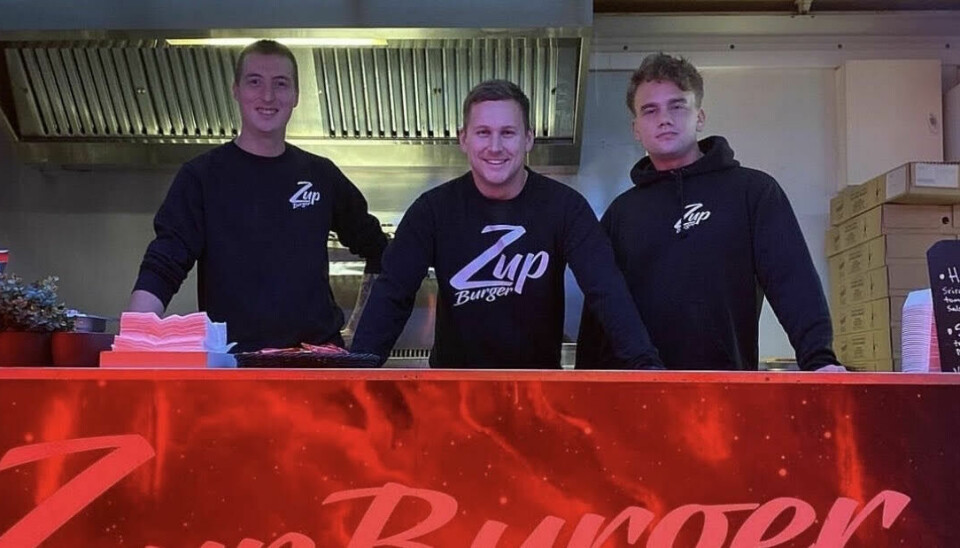 Roberto Larsson, Oscar Nilsson och Jacob Johnsson ligger bakom den växande smashburgerkedjan Zup Burger.