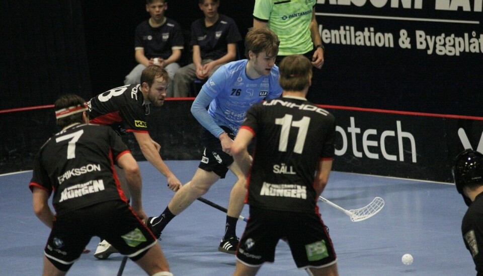 Filip Erheden från lördagens match Filip Erheden från lördagens match