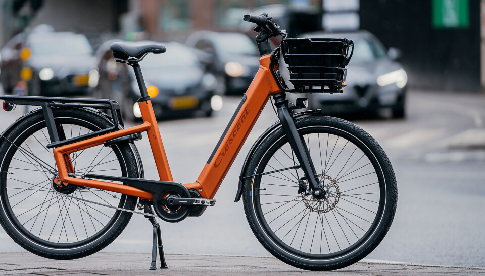 Den prisbelönta elcykeln Elmer. Den prisbelönta elcykeln Elmer.