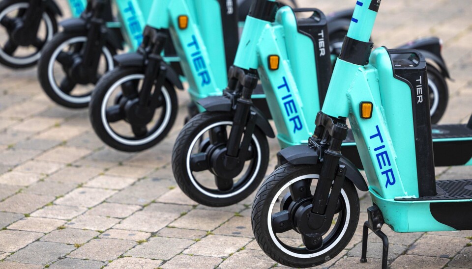600 elsparkcyklar är på väg från företaget Tier till Varberg i sommar. 600 elsparkcyklar är på väg från företaget Tier till Varberg i sommar.
