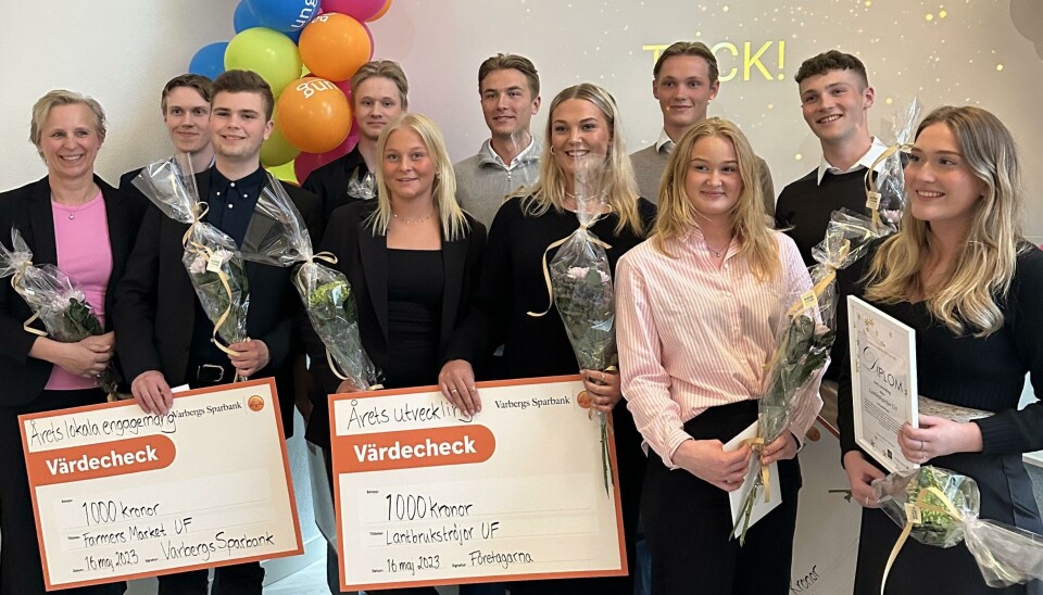 Glädjen var stor bland vinnarna på gårdagens lokala UF-gala. Glädjen var stor bland vinnarna på gårdagens lokala UF-gala.