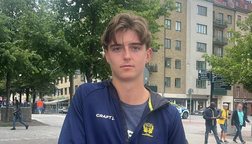 Fabian från HK Varberg - bronsmedaljör i U17-EM.