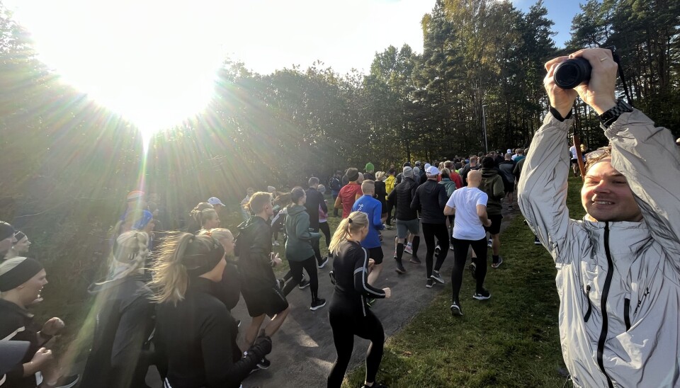 Starten har gått i Varbergs halvmara Starten har gått i Varbergs halvmara
